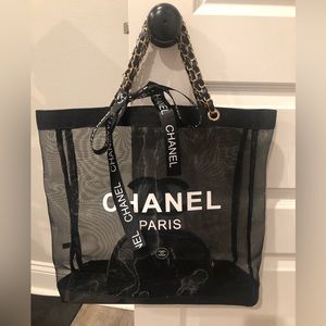 Chanel Tote with matching Cosmetic Bag
